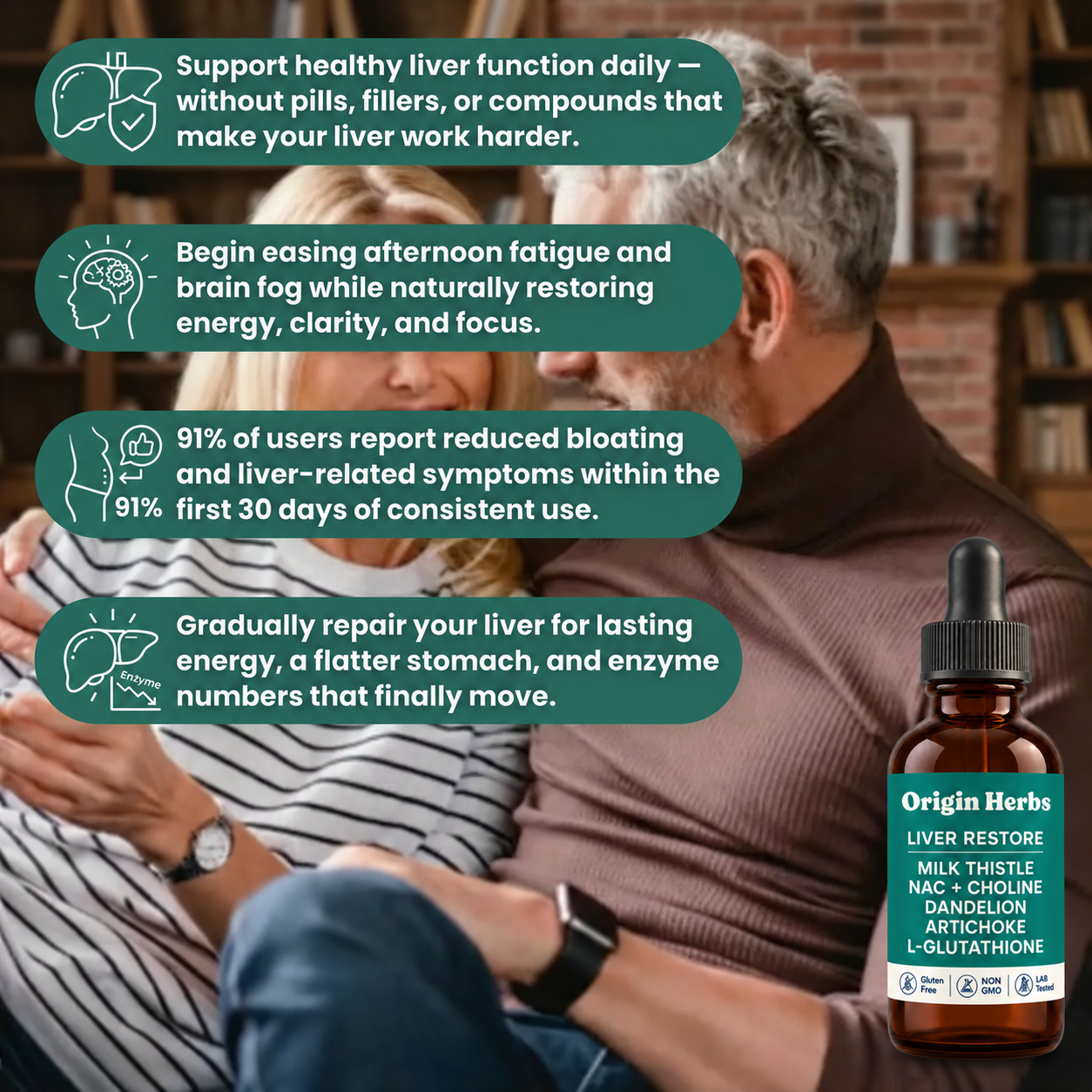 Origin Herbs Complete Liver Support To Restore Energy And Vitality