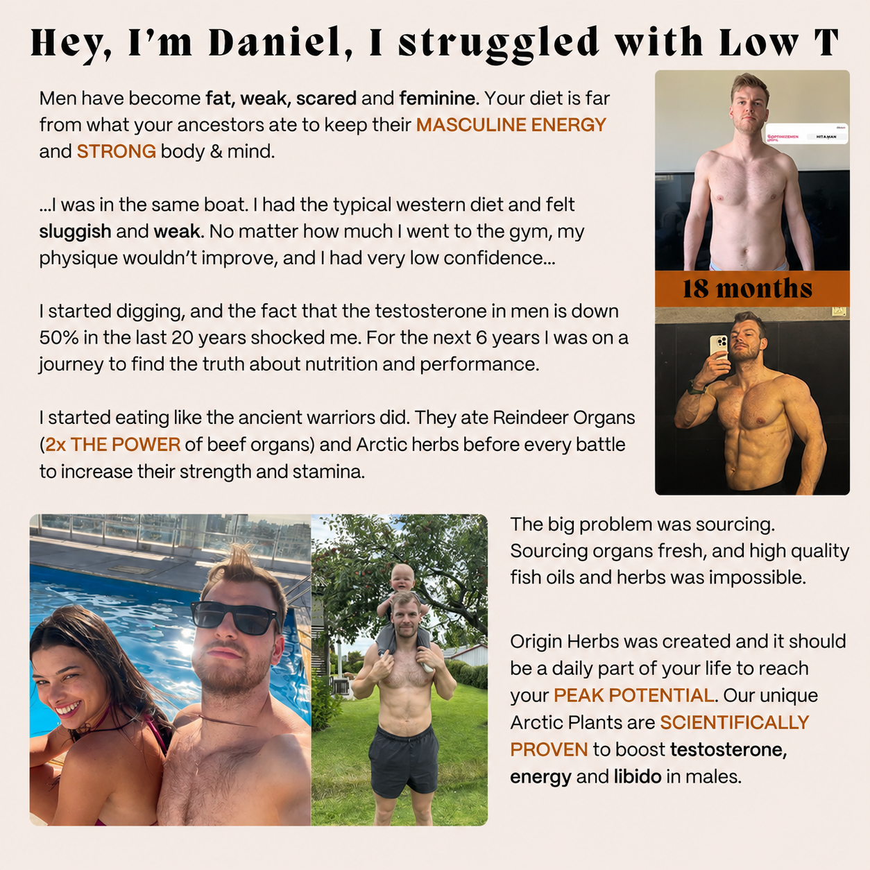 Origin Herbs Testosterone Booster