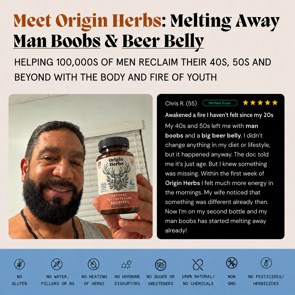 Origin Herbs Testosterone Booster